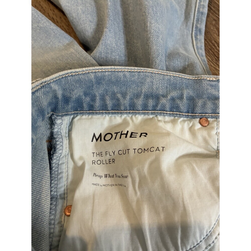 MOTHER Superior The Fly Cut Tomcat Roller Jeans in Reap What You Sow Size 30 - Picture 9 of 11